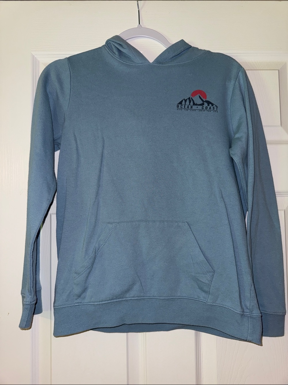 Ocean & Coast Kids' Blue Hooded Sweatshirt